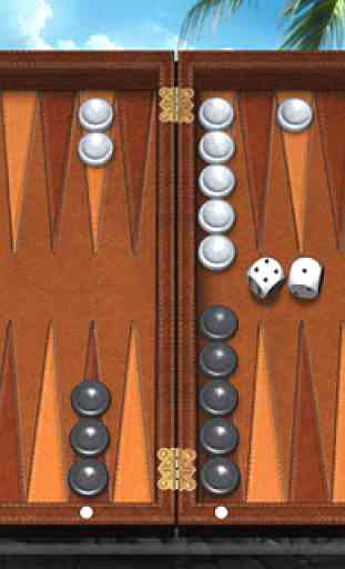 Hardwood Backgammon 1