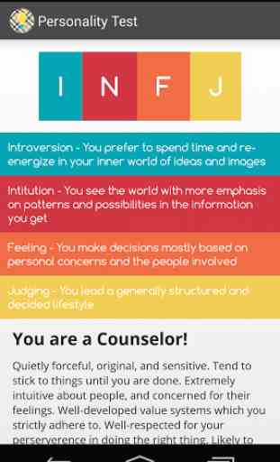 Personality Test 3