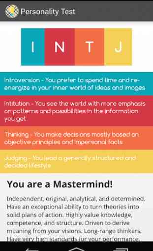Personality Test 4