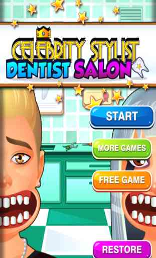 Aaah! Celebrity Dentist HD-Ace Awesome Game for Boys and Little Flower Girls 1