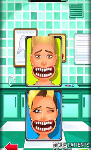 Aaah! Celebrity Dentist HD-Ace Awesome Game for Boys and Little Flower Girls 3
