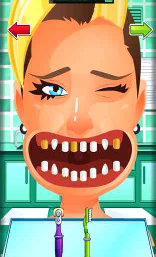 Aaah! Celebrity Dentist HD-Ace Awesome Game for Boys and Little Flower Girls 4