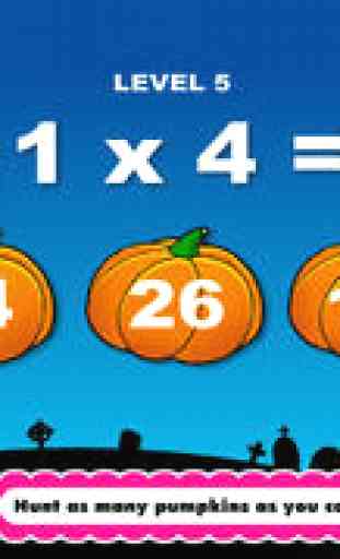 Adventure Basic School Math  · Math Drills Challenge and Halloween Math Bingo Learning Games (Numbers, Addition, Subtraction, Multiplication and Division) for Kids: Preschool, Kindergarten, Grade 1, 2, 3 and 4 by Abby Monkey® 4