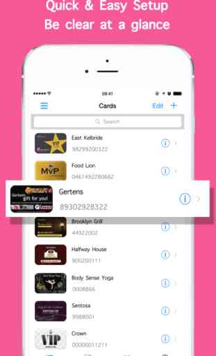 Passbook Manager Pro & Manage Cards Secure Dominations wallet vault - Password Okay Membership Rewards Gift Contacts 3