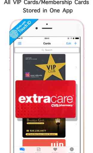 Rewards Cards Wallet Pro - Store Passbook Membership ibotta & Keep Loyalty Key Ring Circulars, Deals & Shopping Lists for CVS 1