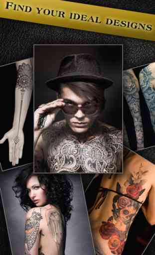 Virtual Tattoo Maker FREE - Photo Designer to add artist tattoos & fonts on yr body 1