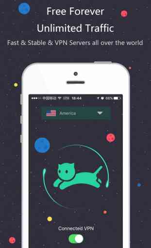 VPN master cat - keep anonymous, protect WiFi security and privacy, express web proxy 1