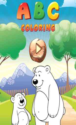 ABC Animals Coloring Book: Free For Toddler And Kids! 1
