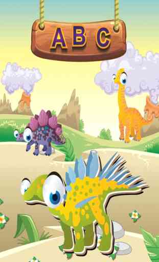 ABC Dinosaurs World Flashcards For Kids! 1