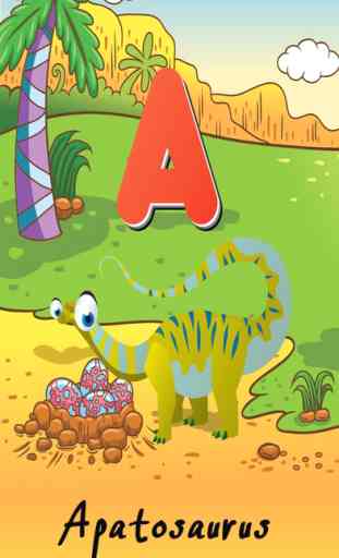 ABC Dinosaurs World Flashcards For Kids! 2