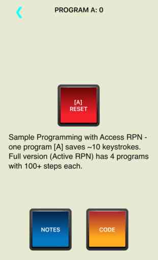 Access RPN Calculator 3