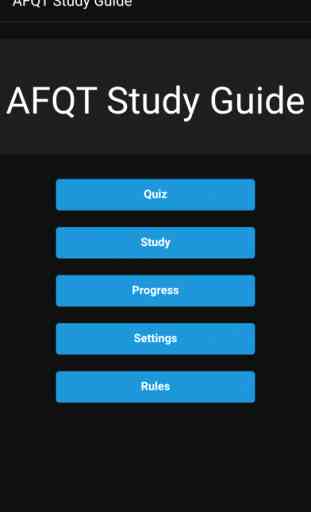 AFQT Study Guide 1