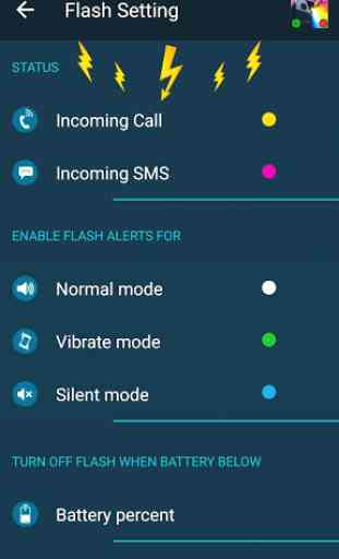 Color Flashlight Alerts: Call 4