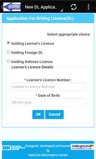 Driver Licence Details-India 2