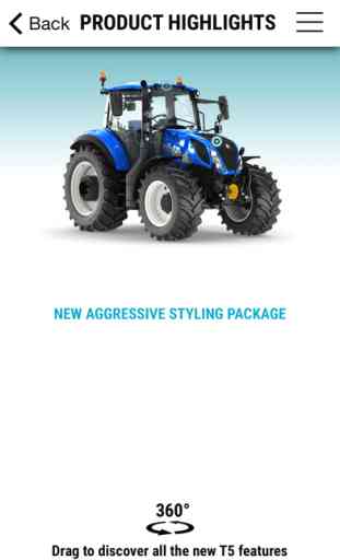 New Holland Agriculture T5 range App 4