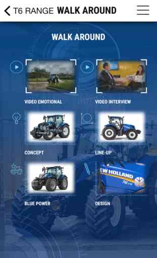 New Holland Agriculture T6 range App 2