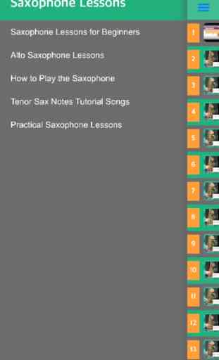 Saxophone Learning - Learn Play Sax With Video 3