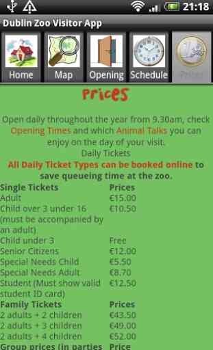 Dublin Zoo Visitor App 3
