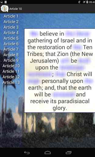 Memorize the Articles of Faith 4