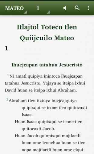 Náhuatl Eastern Huasteca Bible 1