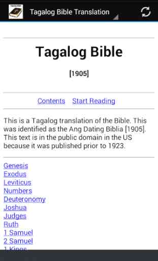 Tagalog Bible Translation 1