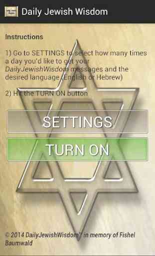 Daily Jewish Wisdom 1