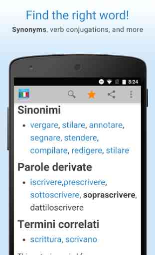 Italian Dictionary & Thesaurus 3