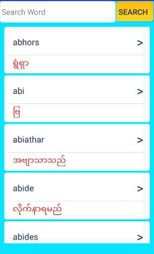 Myanmar Dictionary Offline 3