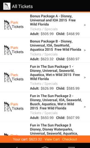 Park Tickets - Orlando Tickets 2