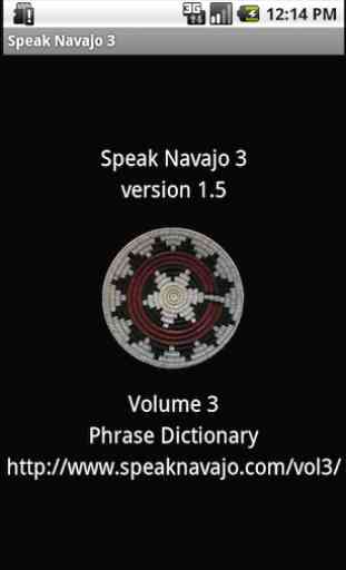 Speak Navajo Volume 3 Language 1