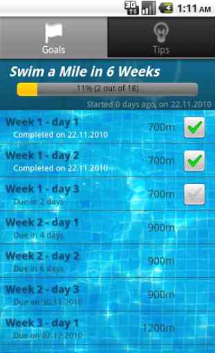 Swim a Mile Pro 1