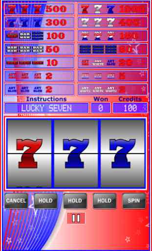 Lucky Seven Slot Machine 1
