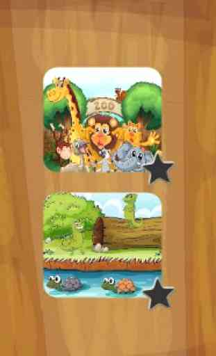 Wild Animals Puzzles for Kids 4