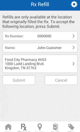 Food City Pharmacy Mobile App 3