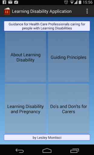 Learning Disability App 1