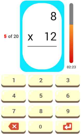 Make math fun : Math flashcard 3