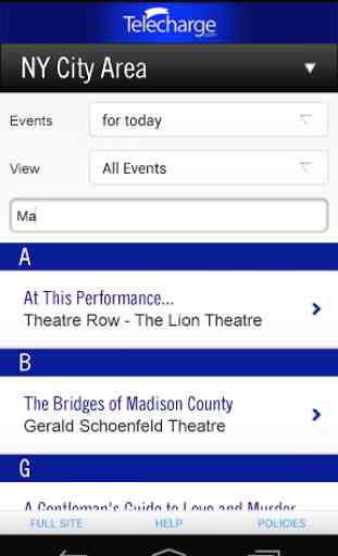 Telecharge Broadway Tickets 3