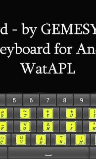 gKeyboard - APL keyboard 1
