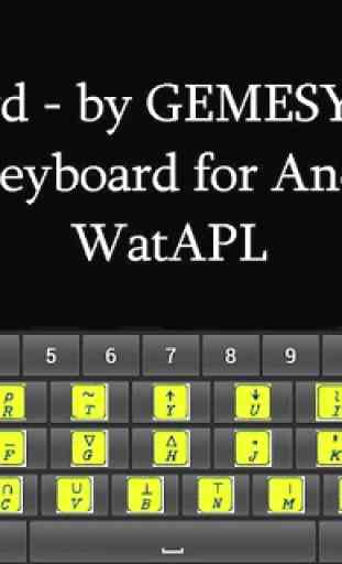 gKeyboard - APL keyboard 3