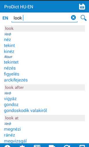 Hungarian - English dictionary 2