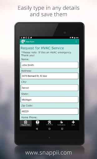 HVAC Service Request 2