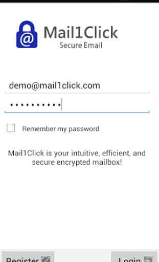 Mail1Click - Secure Mail 1