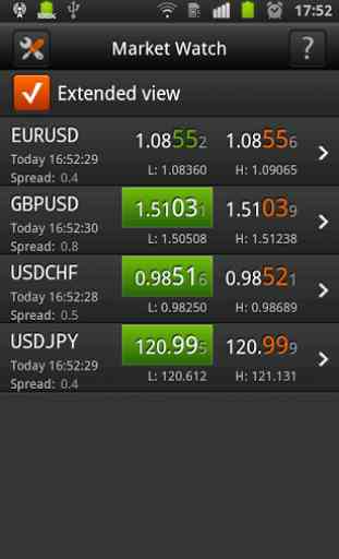 FXOpen TickTrader for Android 2