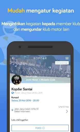 Moladin - App untuk klub motor 3