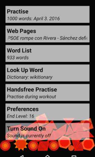 Spanish Vocabulary Surfer 1