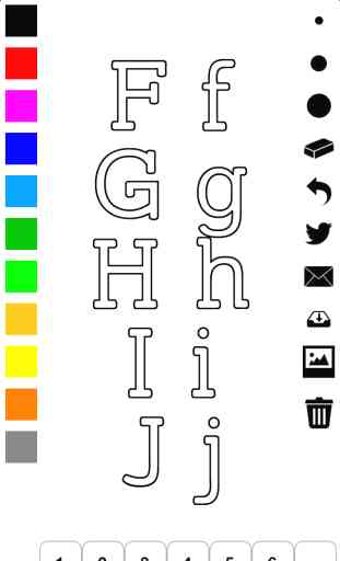 Alphabet Coloring Book for Children: Learn to write and color letters 2