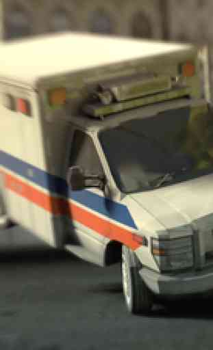 Ambulance Simulator 3D - Patients emergency rescue and hospital delivery sim - Test real car driving, parking and racing skills 4
