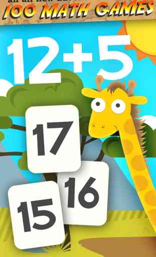 Animal First Grade Math Games for Kids in Kindergarten, First and Second Grade Free 1