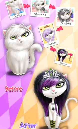 Animal Hair Salon and Dress Up - Furry Pets Haircut and Style Makeover 2
