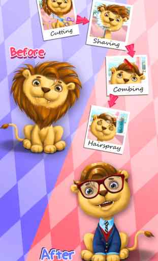 Animal Hair Salon and Dress Up - Furry Pets Haircut and Style Makeover 4